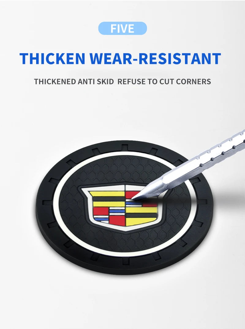 non-slip car coasters for Cadillac