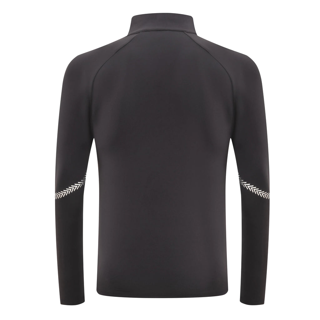 Winter Mens Running Jackets Long Sleeve Full Zipper Training Shirts Workout Sports Sweatershirt Sportswear Elastic Reflective