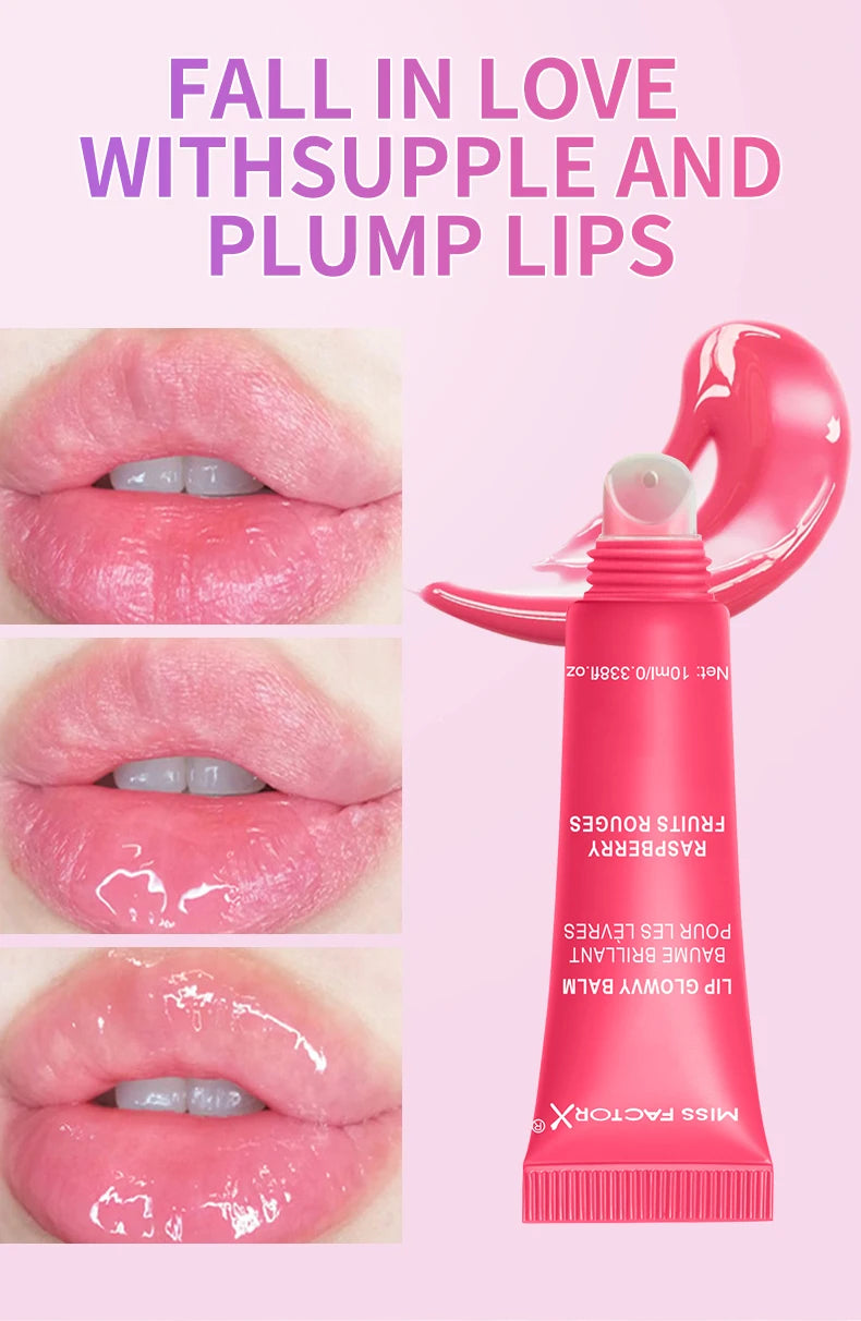 6-piece fruit flavored lip gloss set, moisturizing lip oil, glossy hydration, the best choice for women's holiday gifts
