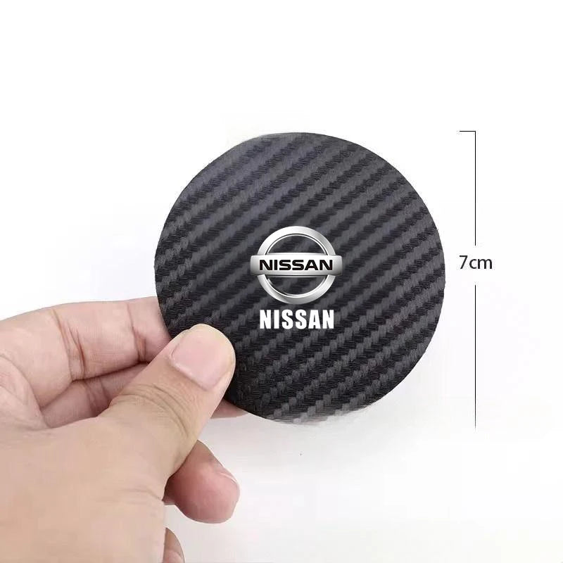 Car Cup Holder Coaster Anti-Slip Mat Car Water Cup Pad For Nissan Rogue Qashqai rontier Pathfinder Altima Sentra Murano Versa