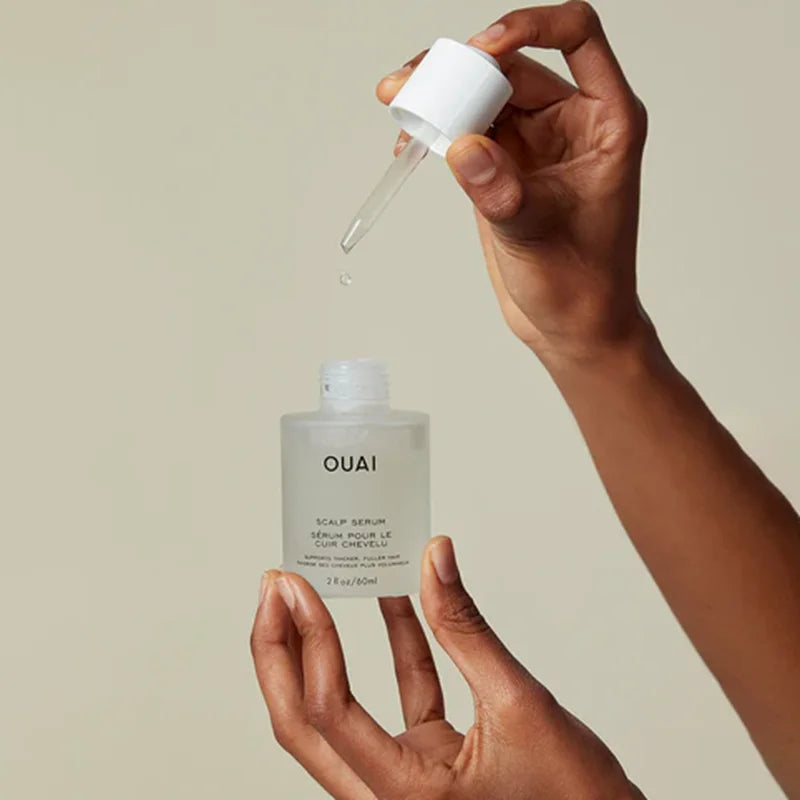 OUAI Scalp Serum Balancing and Hydrating Serum with Red Clover Extract Siberian Ginseng and Peptides for Thicker and Fuller 60ml