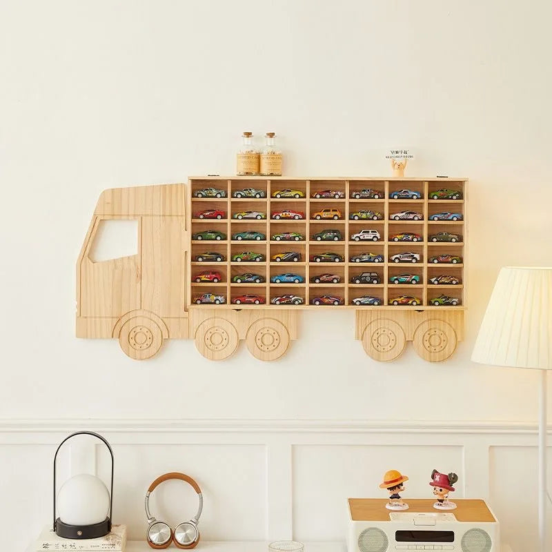 Car Shape Wall Display Stand Children's Room Animal Model Display Stand Popular Character Shelf KidsToys Wall Mount Bracket