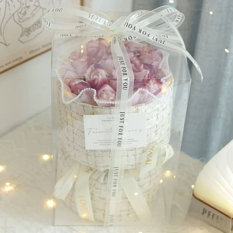 Vntine's Day Rose Bouquet Soap Gift for Girlfriend Best Friend Birthday Present Creative Festival Supplies Creative Gifts