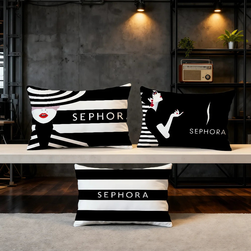 Simple Fashion S-Sephora-ES cushion cover Double sided Printed Room Bedding Hit Product Sofa Decorative