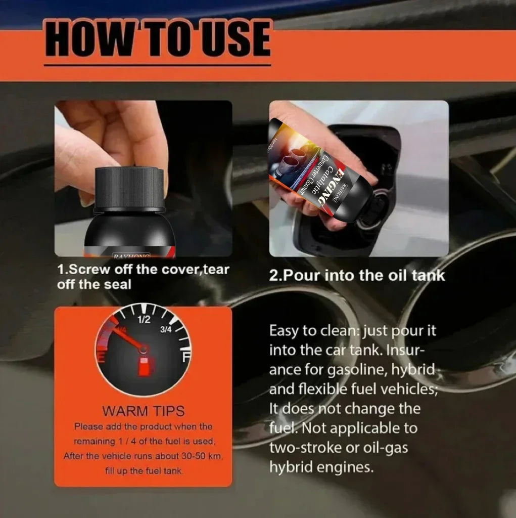 Easy Cleaner Car Engine Catalyst Converter Cleaners Automobile Engine CSV Cleaning Accelerators Catalysts Easy To CleanCatalysts