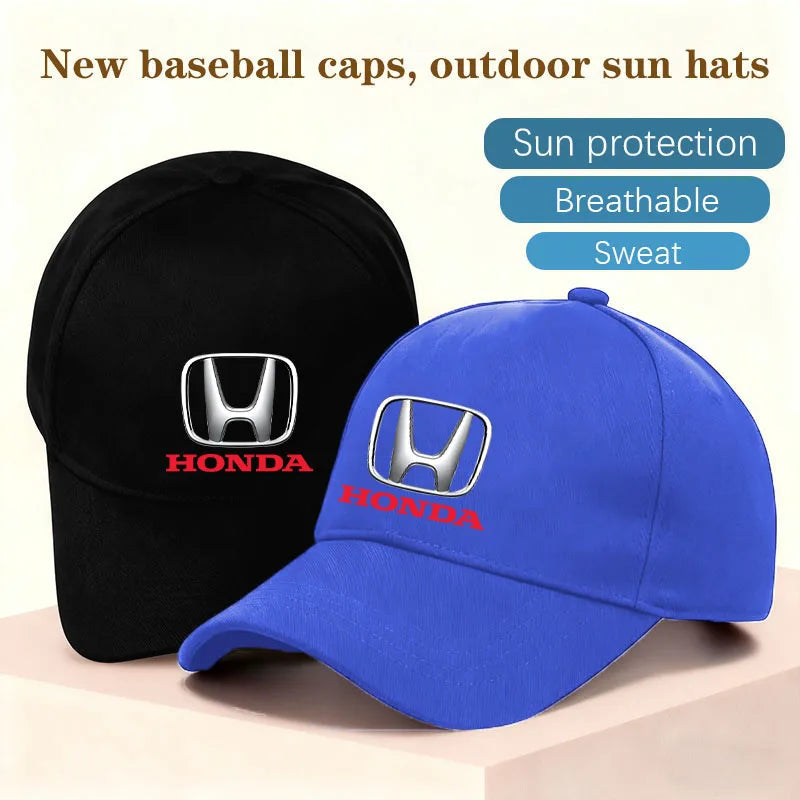 Fashion Baseball Caps Female Male Sport Cap Sun Hat For Honda Civic 10 11th Jazz City Gen Hrv Fit Accord Mugen RR Forza Vt600