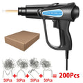 70W Plastic Welding Machine Plastic Welder Gun Car Bumper Repair Kit with 200/600/1000 Pcs Hot Staples Car Tools Kit