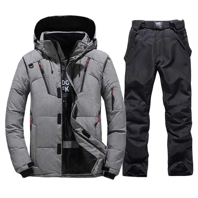 men's winter ski suit set