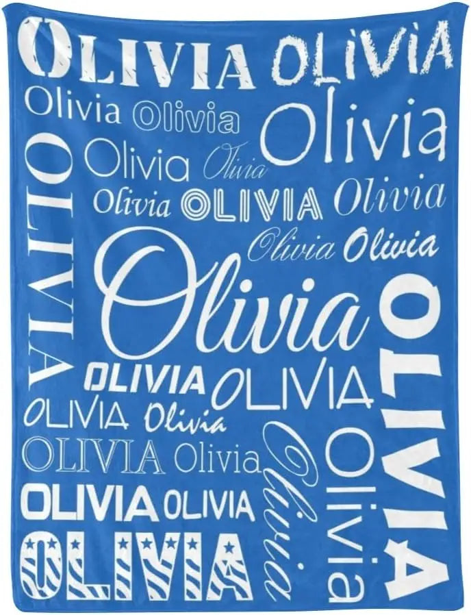 Personalized Baby Blankets with Name - Baby Blankets for Boys - Custom Baby Swaddle Blanket