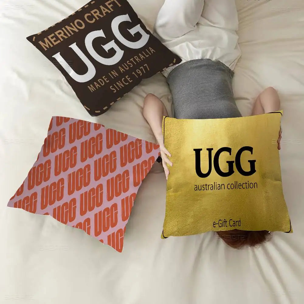 Cool U-UGGS Pillowcase toon Gift Cushion Cover Bedroom Home Sofa Chair Seat Decor pillow case