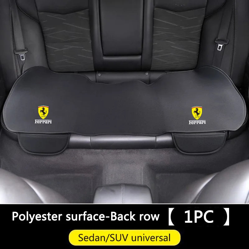 Car Front Back Seat Cushion Protect Pad Auto Non-Slip Cover For Ferrari F430 Stradale 458 488 599 612 F12 F1 Styling Accessories