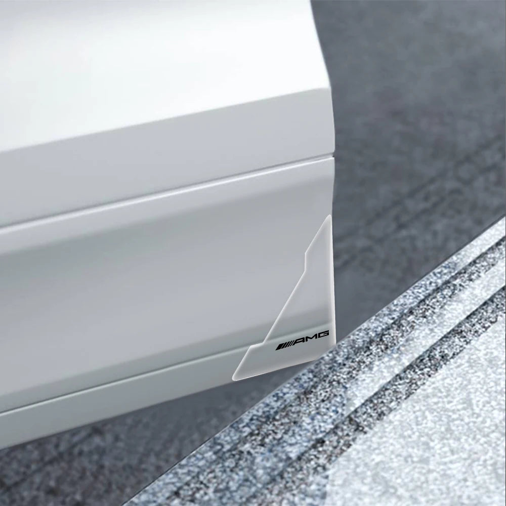 2Pcs Car Door Corner Crash Scratch Protector Cover for Mercedes Benz A B C E R G S Class AMG W124 W169 W176 W212 W204 W205 W210