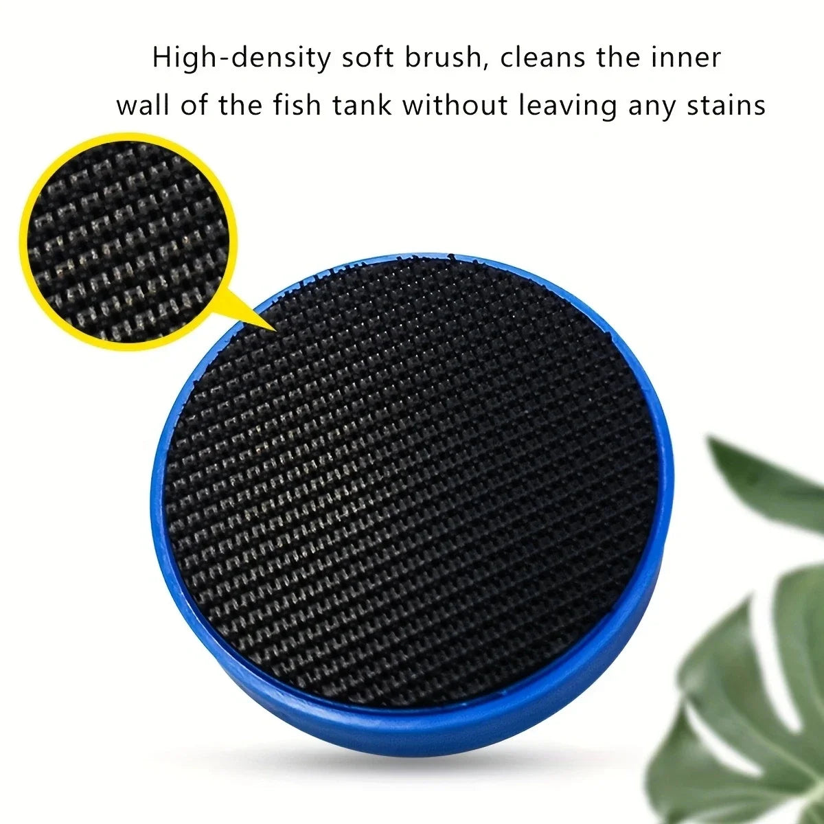 Aquarium Double-sided Cleaning Brush Fish Tank Magnetic Glass Cleaner Brushes Remove Moss Brushes