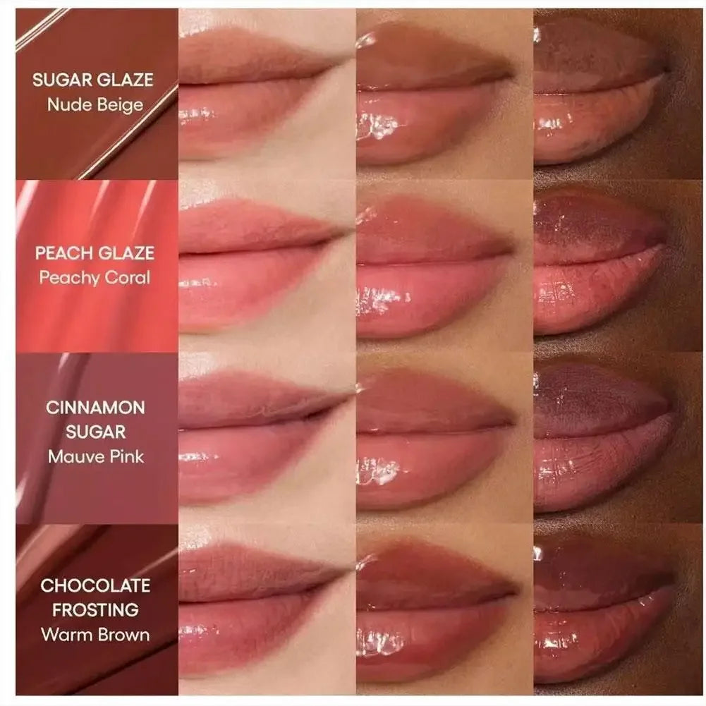 Laneige Lip Glowy Lightweight Hydration Lip Balm Gloss Tint Shea Butter Honey Donut Colored Lipstick Moisturising Lip Oil Care