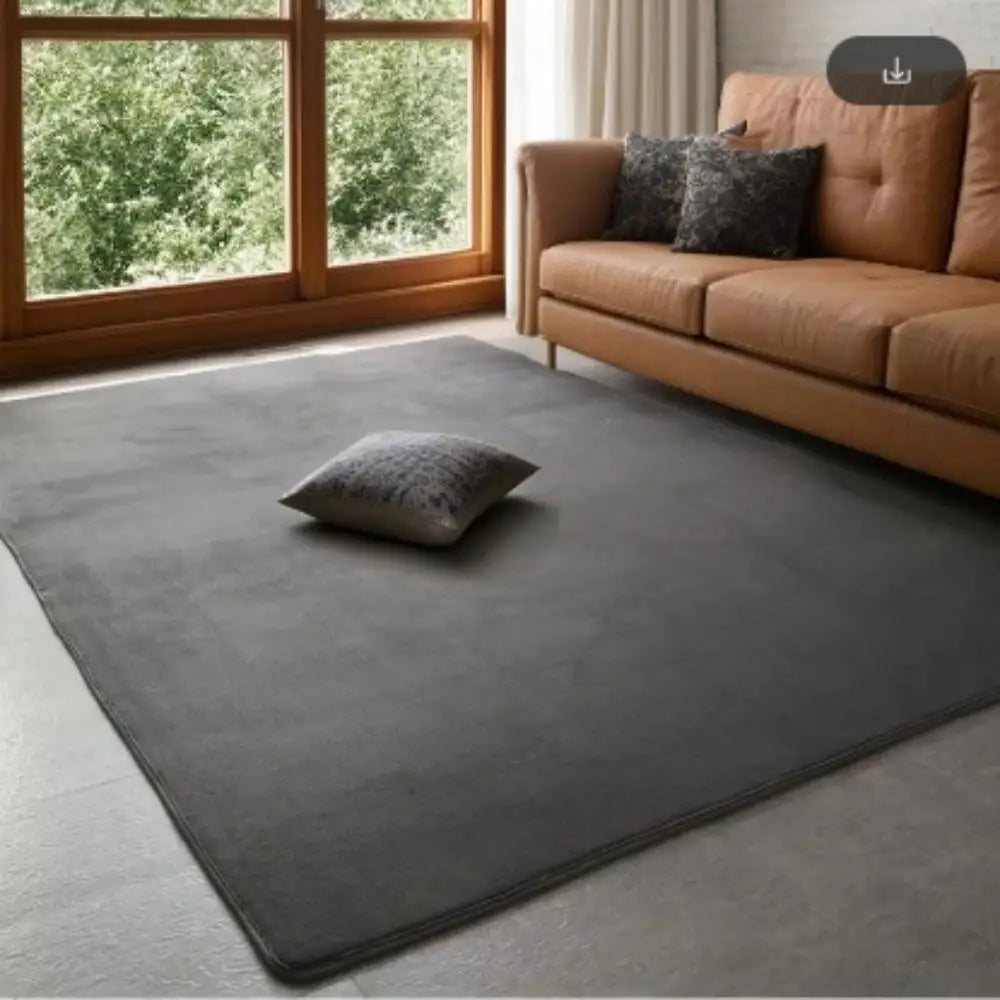 VIKAMA Modern Coral Velvet Carpet Soft Non-Slip Living Room Bedroom Carpet Large Area Children's Play Floor Mat For Home Decor
