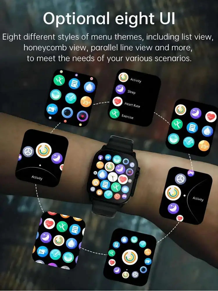 OPPO T900 Ultra Smart Watch Men 49mm Series 9 AMOLED Screen NFC Compass Waterproof For Apple Watch IWO Ultra 9 Wholesale NEW