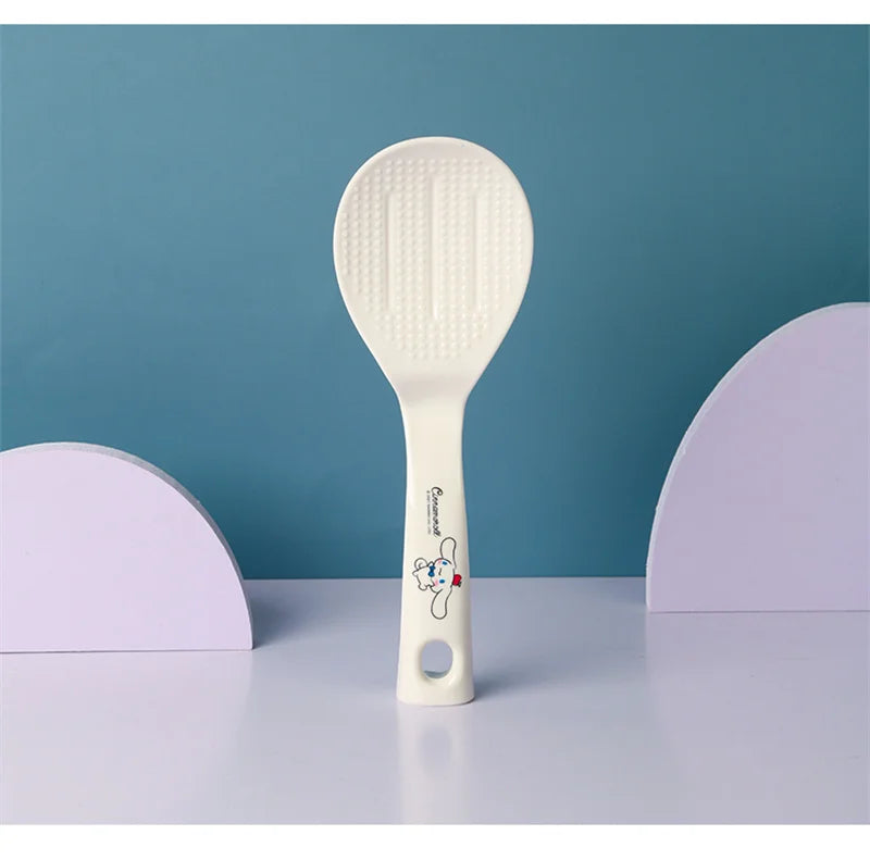 For Sanrio Cinnmoroll Children Tableware Cartoon Soup Spoons Anti-Fall Dining Plates Salad Bowls Water Cups Food-grade Tableware