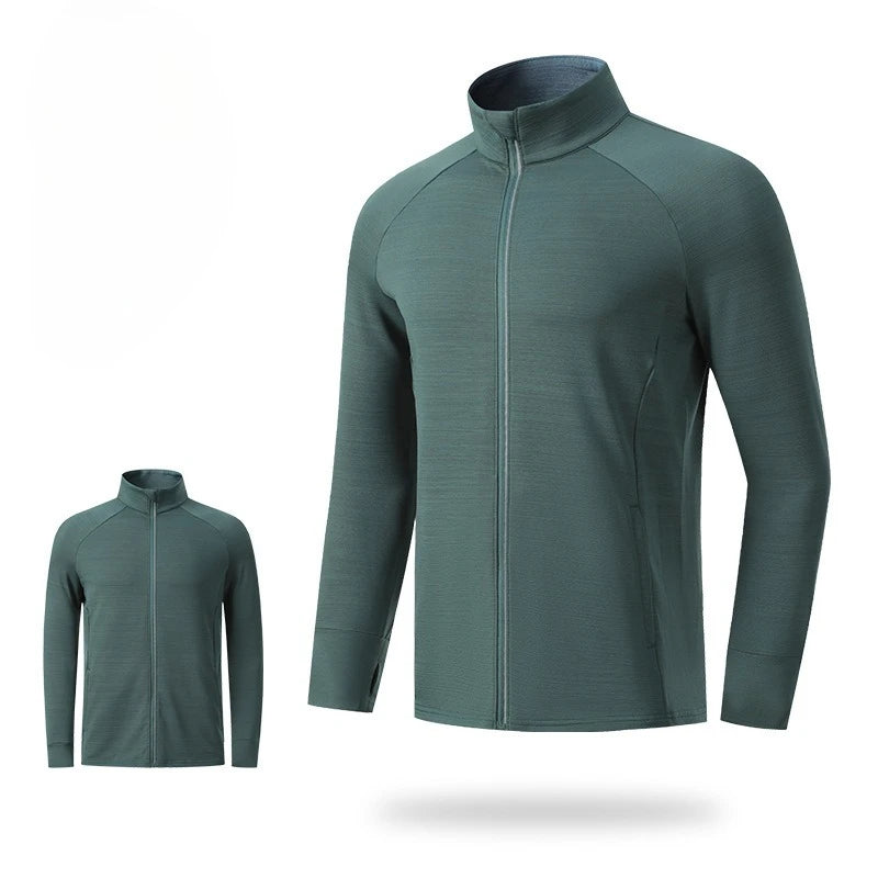 2025 Unisex Sports Jacket, Zip-Up Hooded Sweatshirt with Long Sleeves for Outdoor Training, Running and Casual Wear