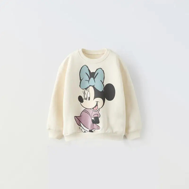 Toddler Suits Cartoon Sweatshirts+Pants Two Piece Set Long Sleeve Outfits Fashion Cartoon Printed Hoodies Sweatpants Outer Wear