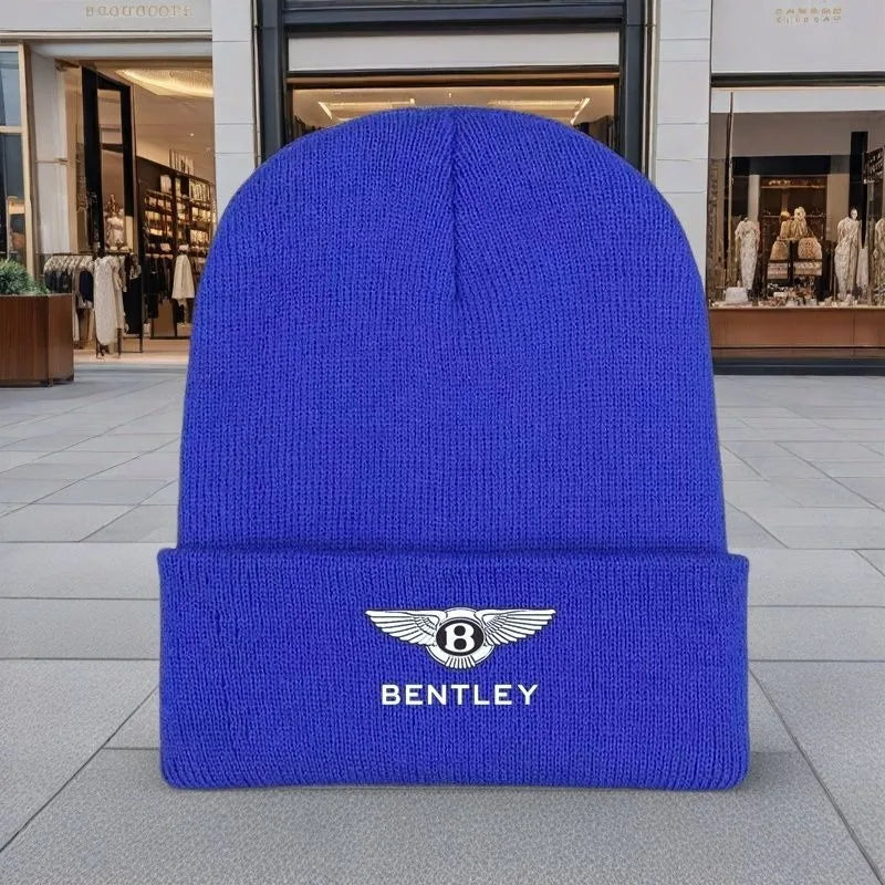 1PC Autumn/Winter Bentley Emblems Knitted Hat Car Logo Men's and Women's Fashion Warm Hats Woolen Unisex Cap Gifts High Quality