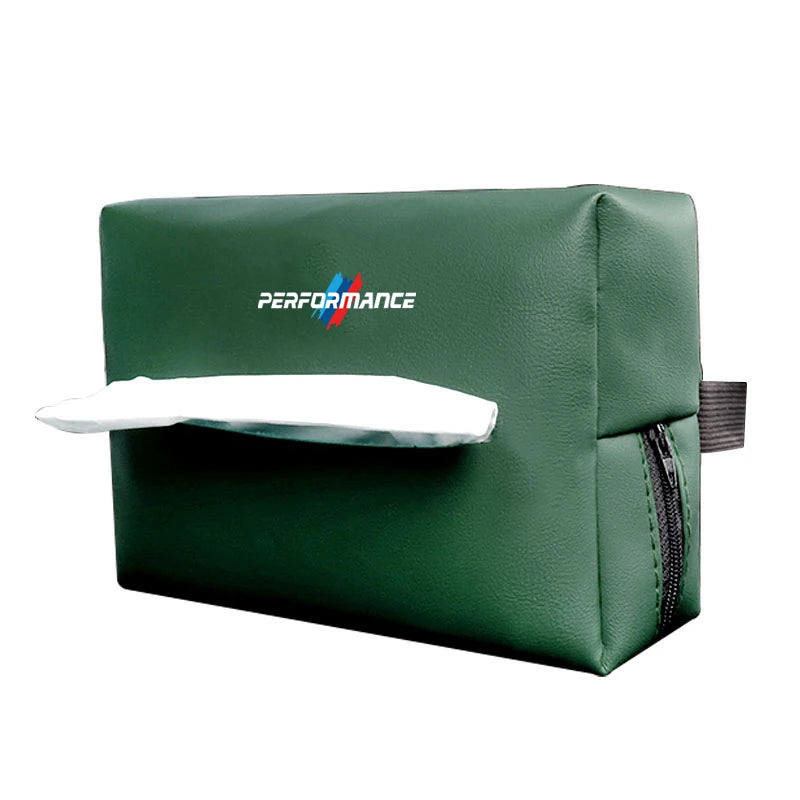 BMW Car Tissue Storage Bag Paper Towel Organizer For M3 M4 M5 G42 G30 G20 E39 E36 E87 E53 F44 F07 F34 G15 G16 G23 G22 X7 X5 F10