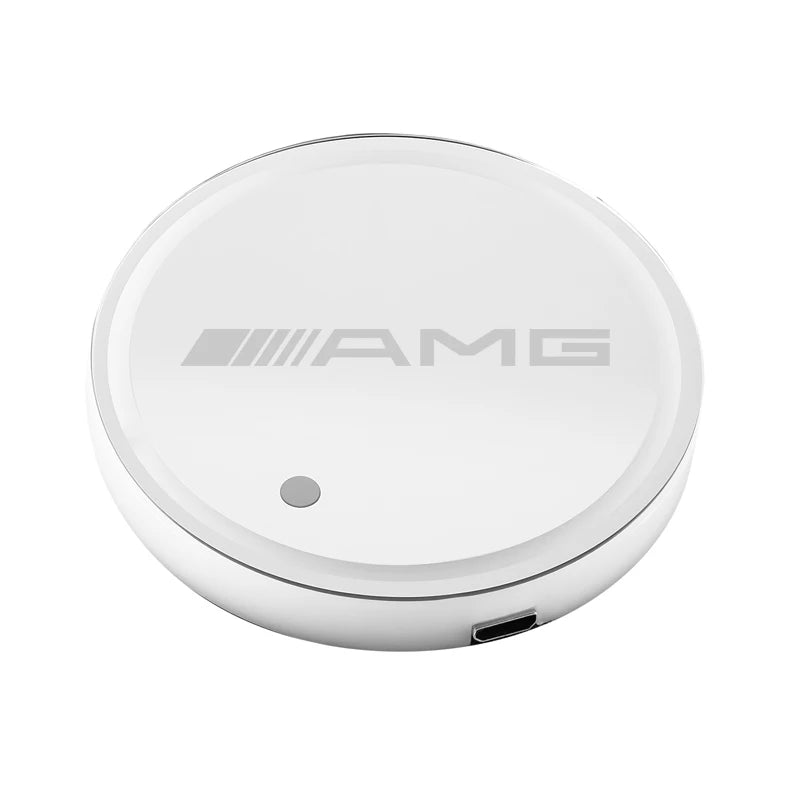 Car Glowing Coasters LED Light Water Cup Mat For Mercedes Benz AMG W203 W206 W220 W205 W211 Car USB Charging Coasters keychain