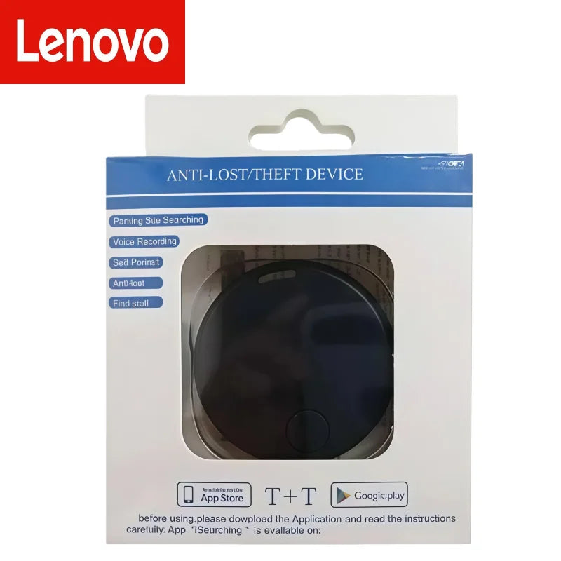 Lenovo Mini GPS Tracker Bluetooth 5.0 Anti-Lost Device Pet Kids Bag Wallet Tracking IOS Android Smart Finder Locator Accessories