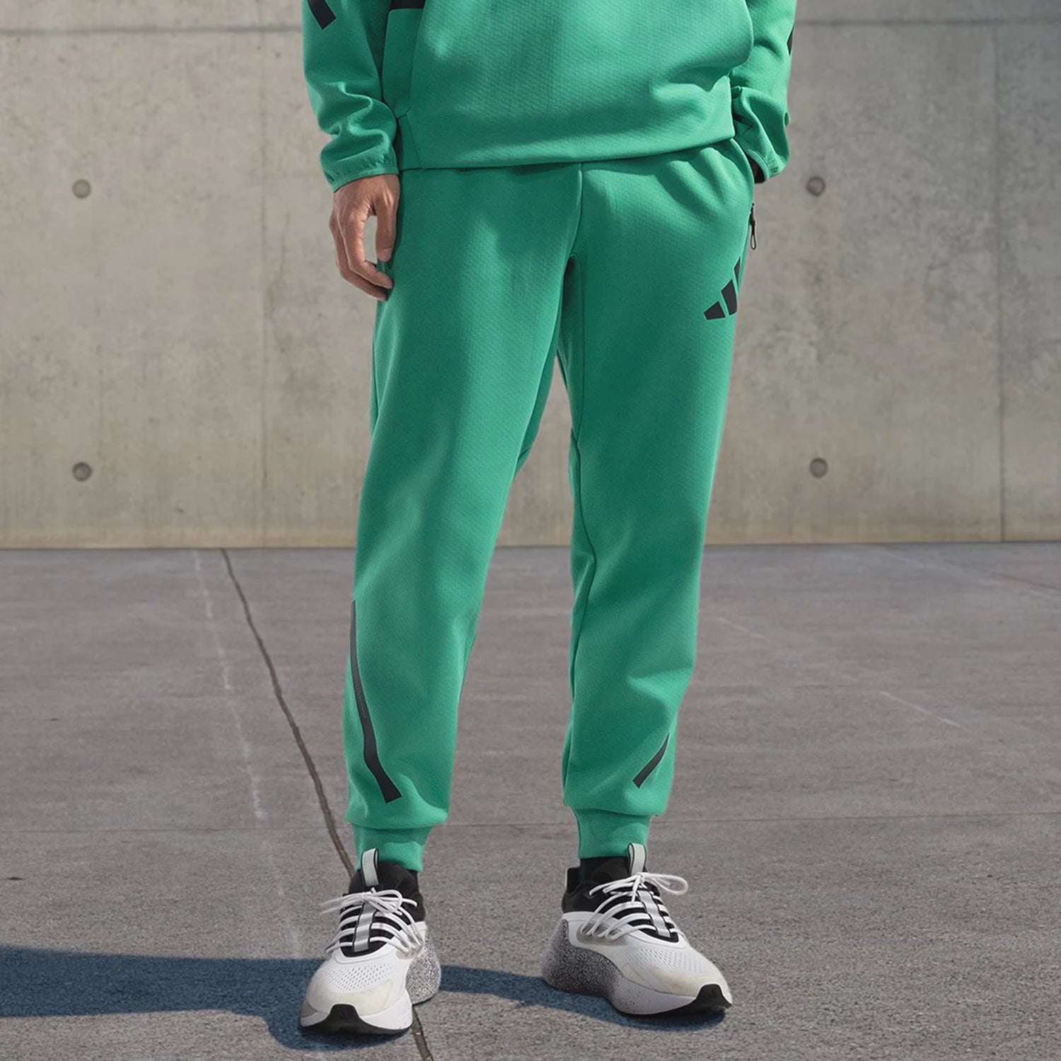 Adidas Official Genuine 2024 Autumn New Z N E Men's Tapered Pants JD6442