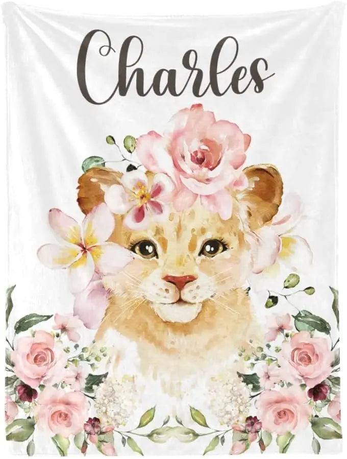 Personalized Baby Blankets with Name - Baby Blankets for Boys - Custom Baby Swaddle Blanket