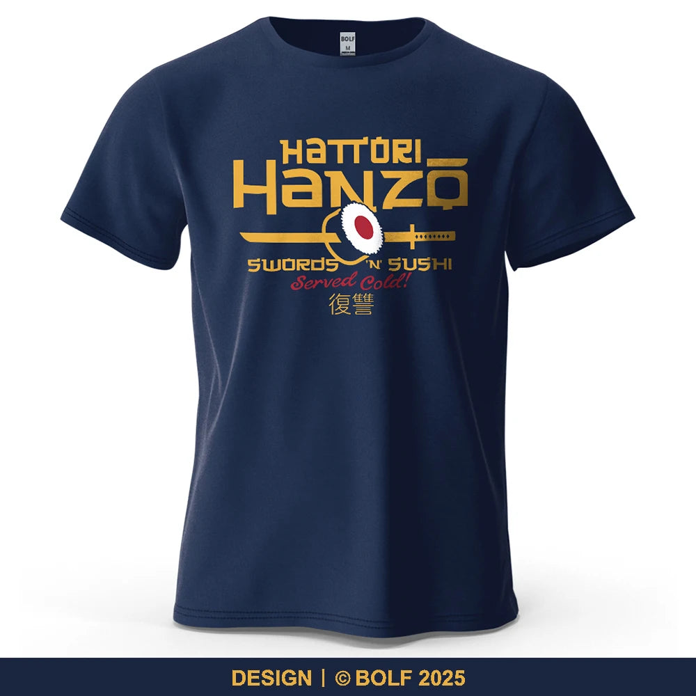  Hattori Hanzo anime graphic t-shirt