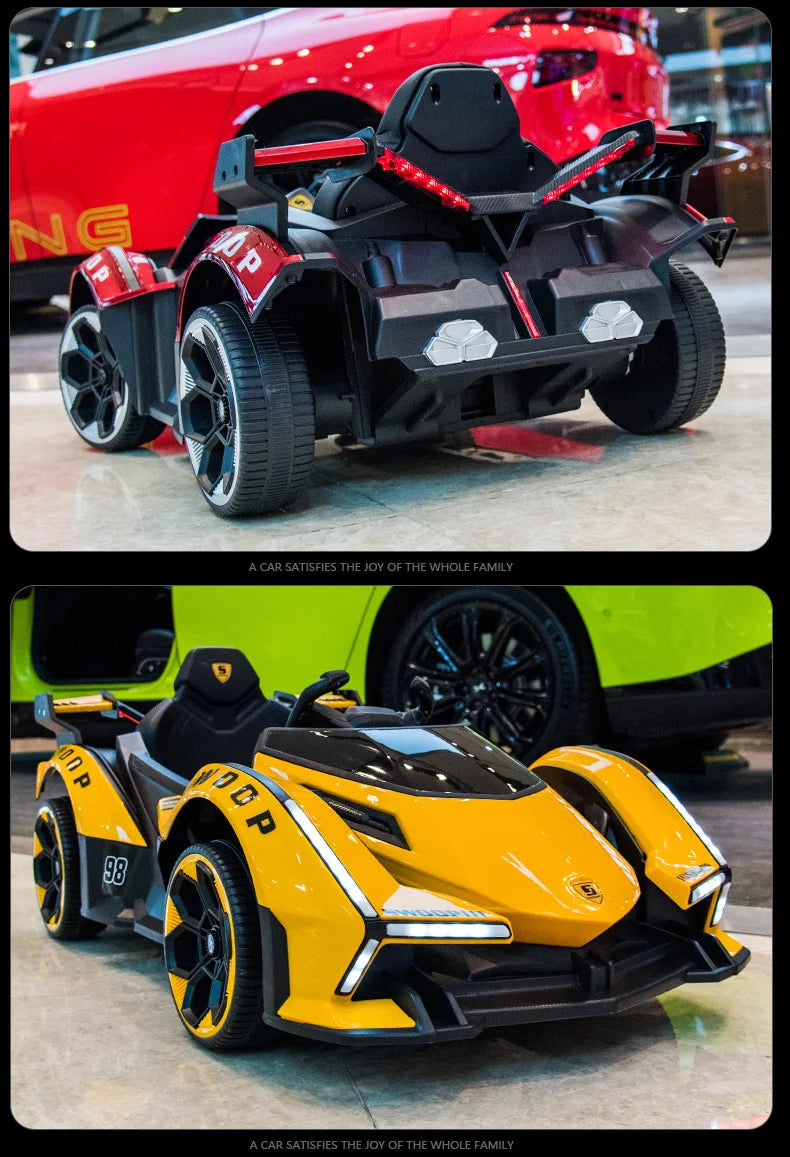 1-5-Year-Old Rechargable Children's Electric Toy Four-Wheel Remote Control Ride On Car For Boys And Girls