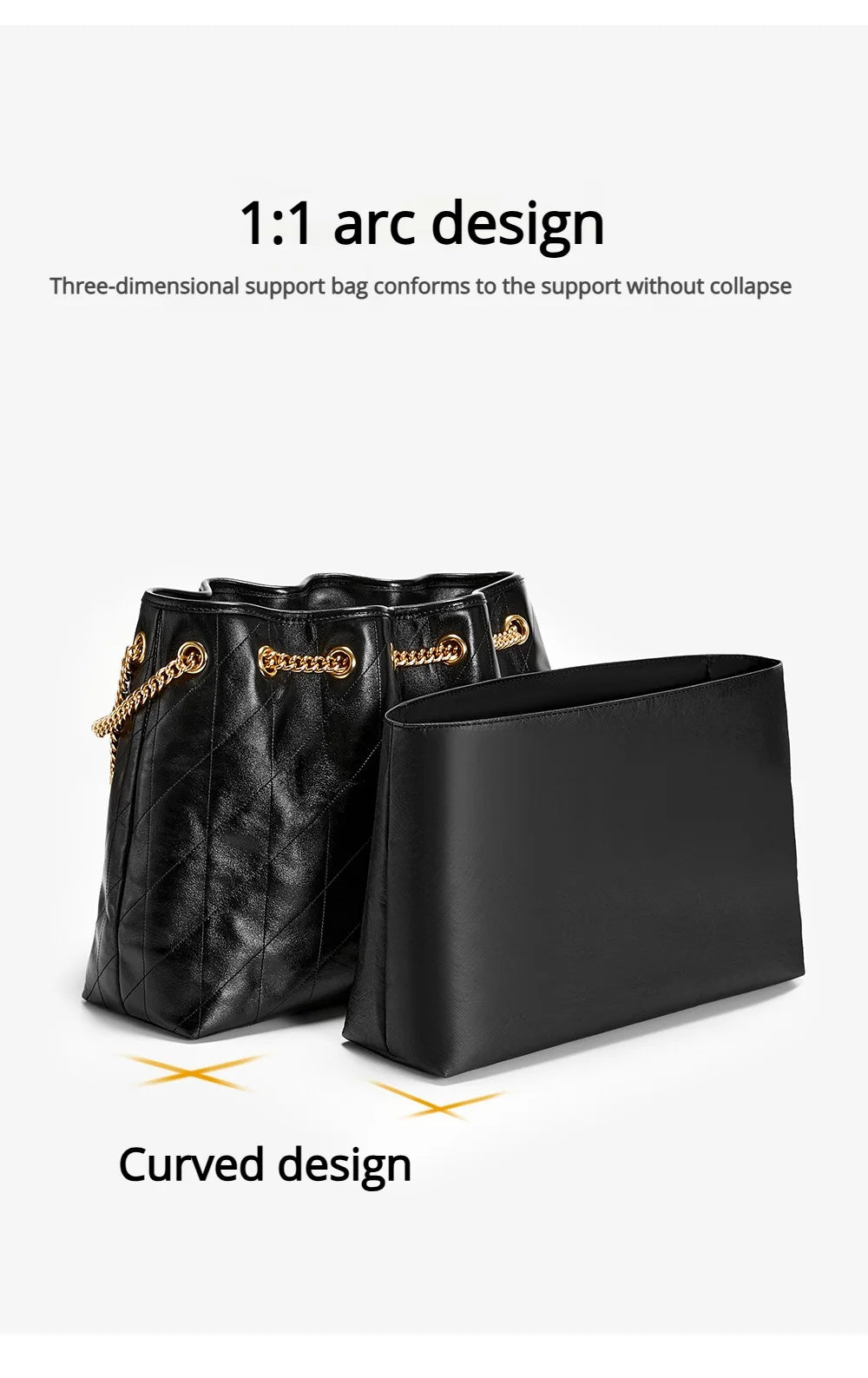 Bag Organizer Insert For Coach Evelyn34 Bag Support Storage Inner Modification Wateproof DIY Bag Accessories