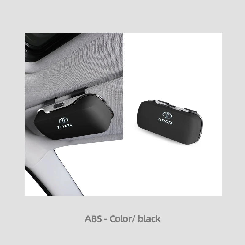 Leather Car Glasses Case For Toyota Yaris Cross Sienna 2025 New Style Premium Auto Glasses Frame Toyota Yaris Cross Accessories