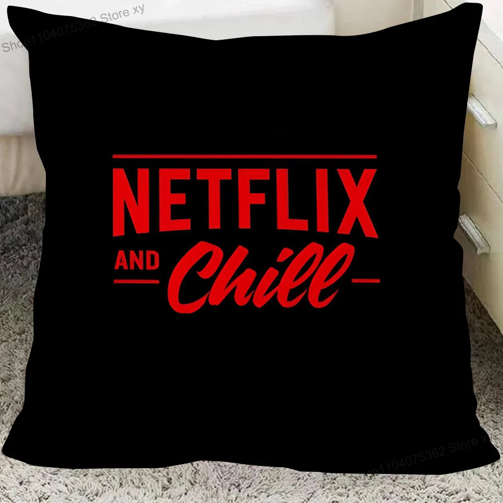 1PC Netflix Pillow Case Square Pillow Cushion Cover Bedroom Sofa Room Decoration Casual Pillow Cover
