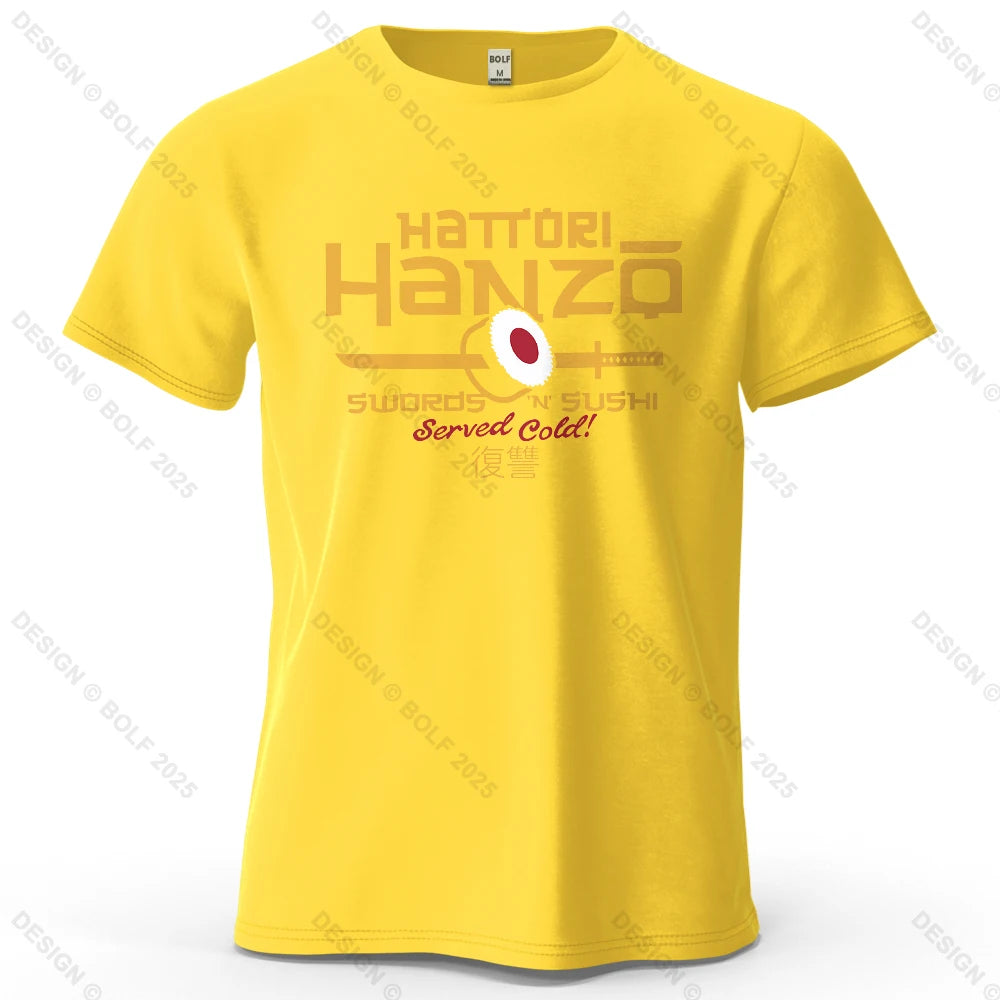  Hattori Hanzo anime graphic t-shirt