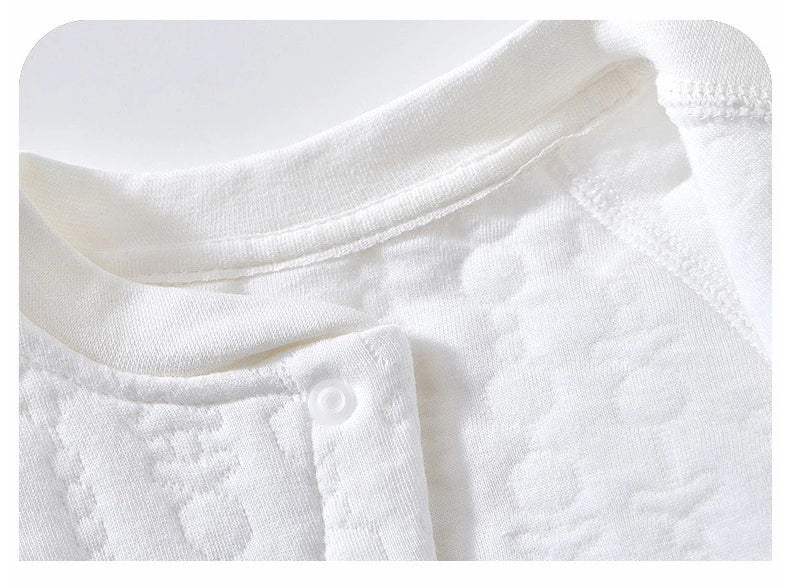AYNIGIELL Baby Jumpsuit Autumn Winter Warm Sleepwear Pure Cotton Newborn Clothes 0-18 Months Newborn Boys and Girls Jumpsuit