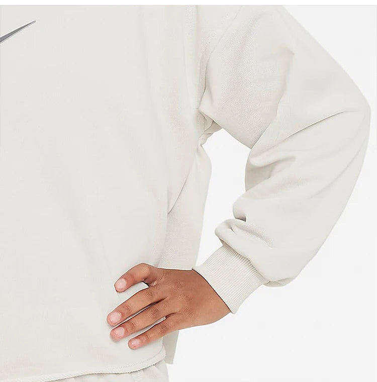 Nike Official Genuine 2024 New Kids' Sport Casual Round Neck Pullover Sweatshirt FN8652-072