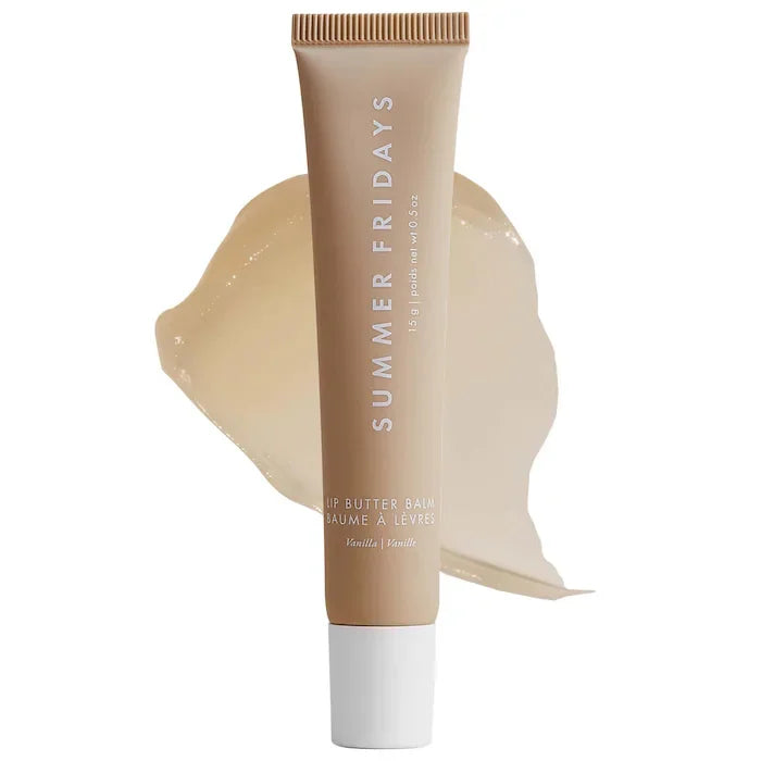 Summer Fridays The Holiday Trio Set Lip Butter Balm in Hot Cocoa Toasted Marshmallow Jet Lag Mask Moisturizer Lip Gloss Skin