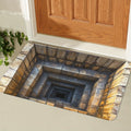 2D Flat Optical Illusion Non-slip Doormat Easy To Clean Perfect for Front Door Entryway Bedroom Laundry Room Area Door Mat Home