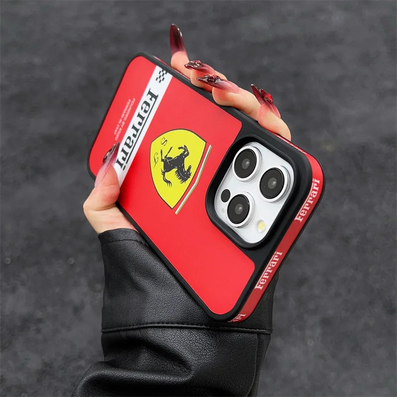 Fashion For Ferrari Phone Case For IPhone 17 Pro Max 16 15 14 12 13 11 Pro Max Mini X XR XS Max 7 8 Plus Anti Fall Cover Shell