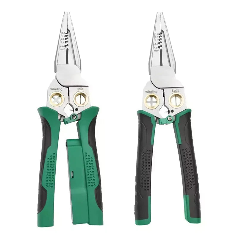 8 In 1 Wire Stripping Pliers Multifunction Electrician Cable Stripper Cutting Splitting Repair Hand Tools Pliers