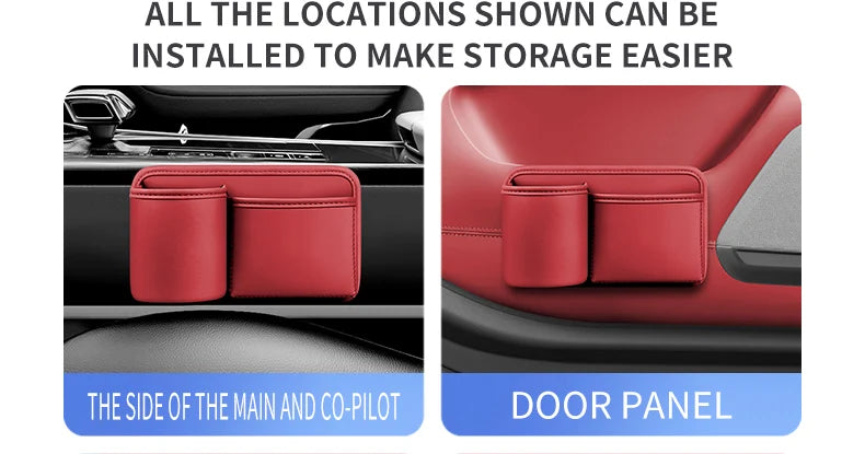 Toyota car seat back storage box multifunctional creative car water cup holder seat rear door storage box car supplies