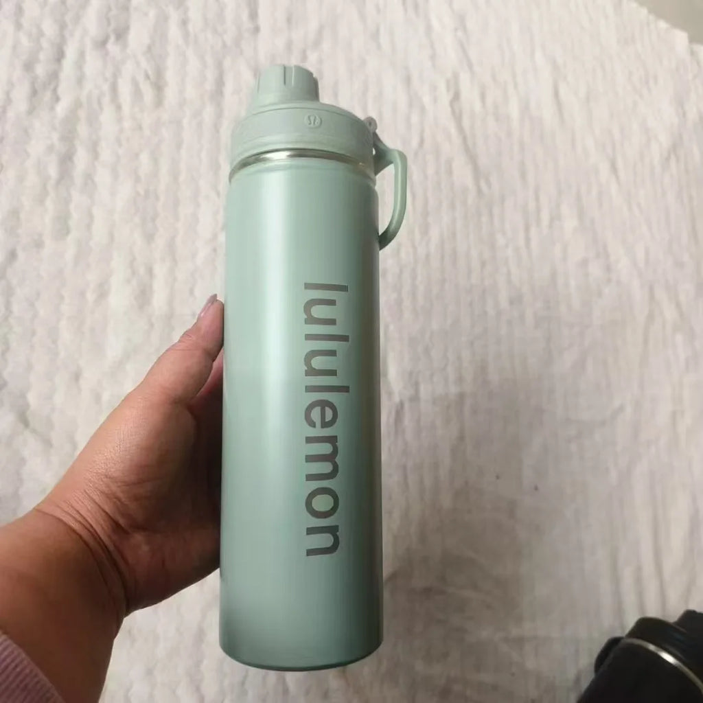 Stainless steel double-layer vacuum LULU insulated cup with large capacity outdoor yoga pot