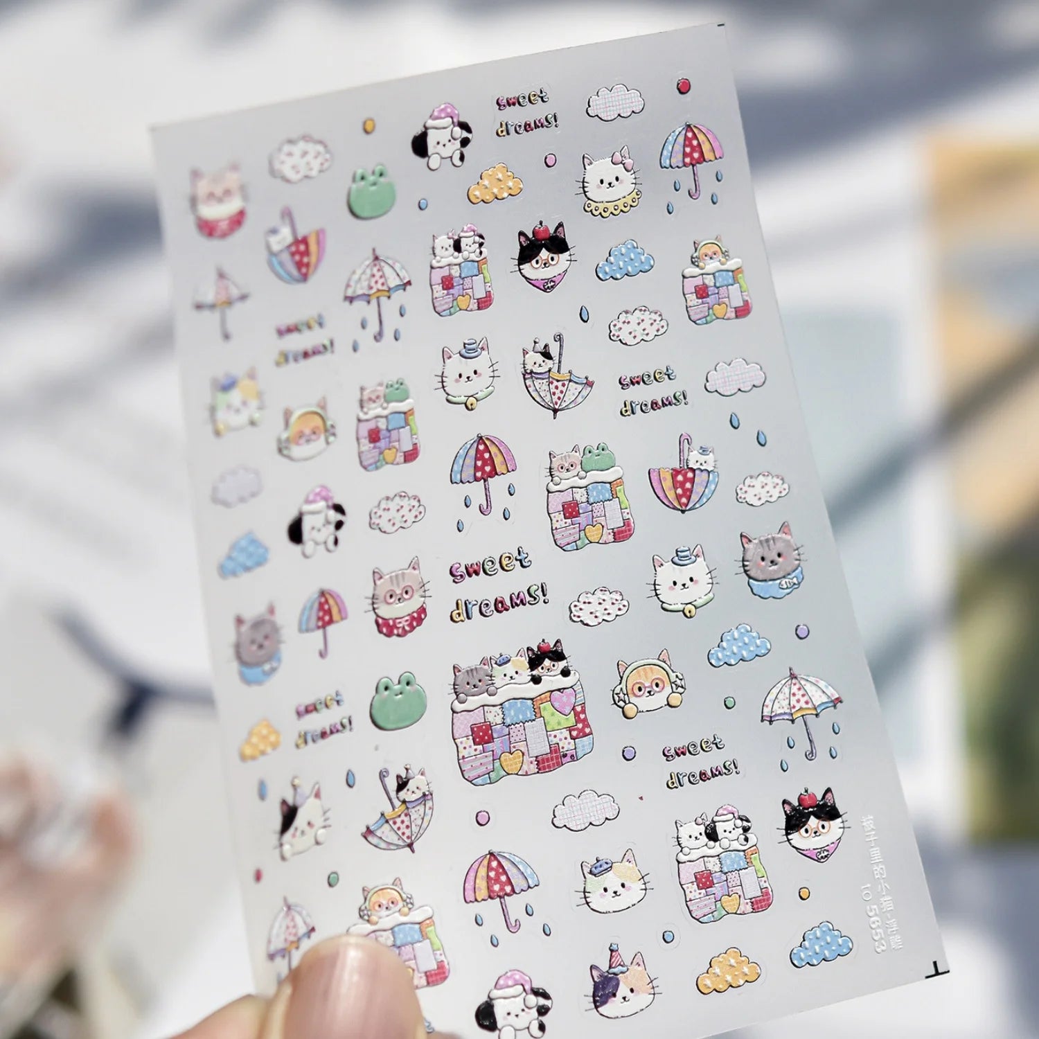 5D Fresh Summer Vacation Nail Sticker Coconut Tree Tropical Fruit Ice Cream Swim Ring Sunglasses Seaside Holiday Nail Art Decal