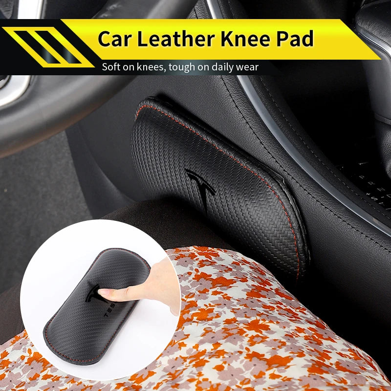Car r Valve Core Knee Leg Protective Pad Foot Armrest Cushion For Tesla Model 3 Model S Model X Model Y Roadster