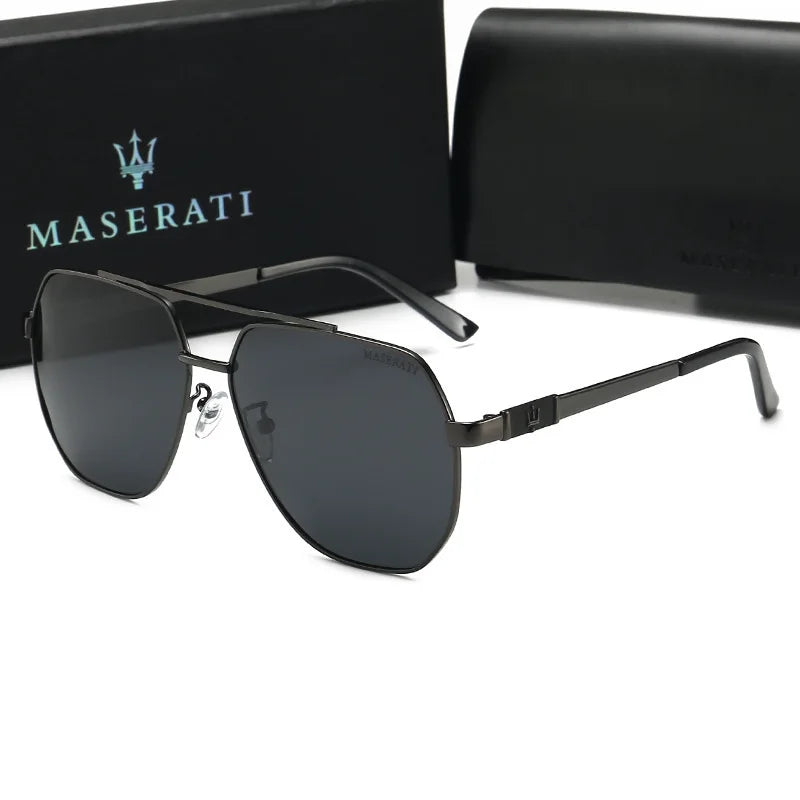 Car Luxury Men Polarized Sunglasses Anti Glare Driver Goggle For Maserati Quattroporte Spyder Levante Coupe GranTurismo