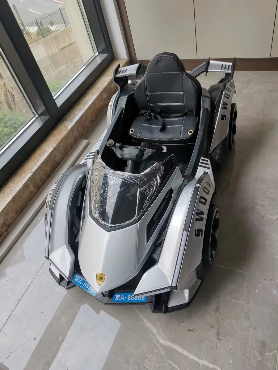 1-5-Year-Old Rechargable Children's Electric Toy Four-Wheel Remote Control Ride On Car For Boys And Girls