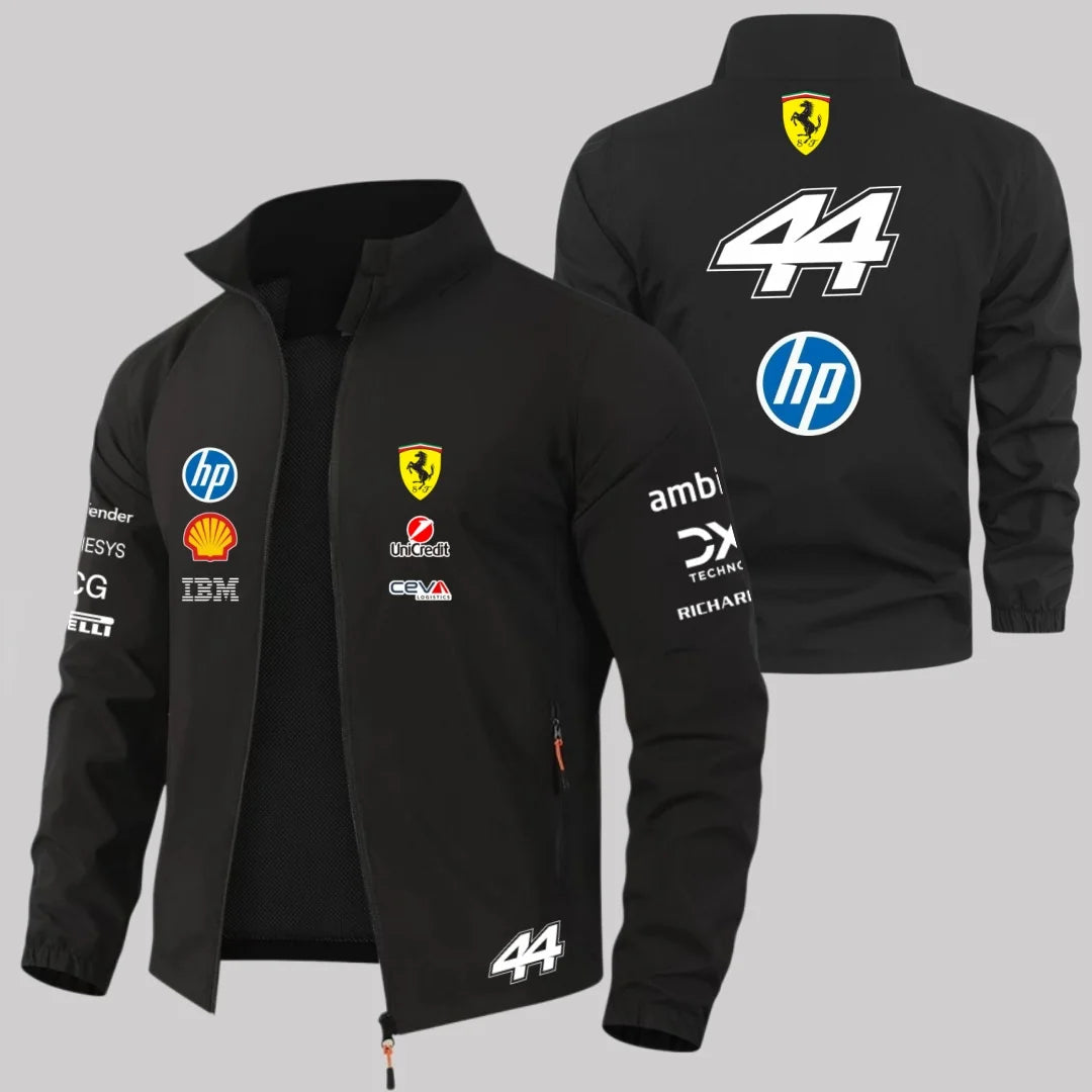 Scuderia Ferrari 2026 Charles Leclerc Hamilton Schumacher Jacket, Outdoor MOTO Windproof Jacket, Men's and Women's Fan Jackets