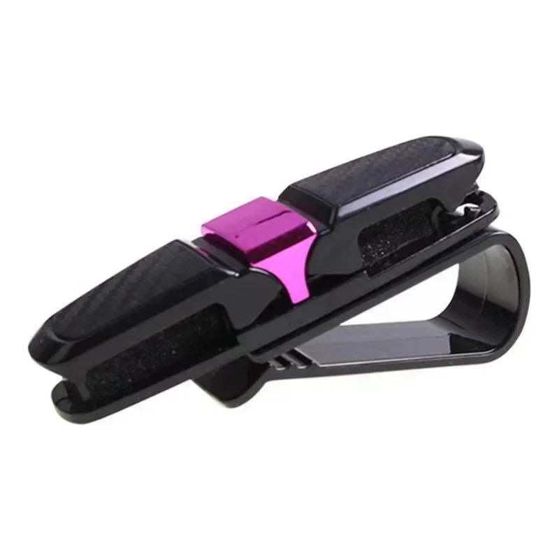 80-degree Rotating Multi-functional Car Eyeglass Storage Clip Bidirectional Automobile Eyeglass Clip Holder for Easy Access