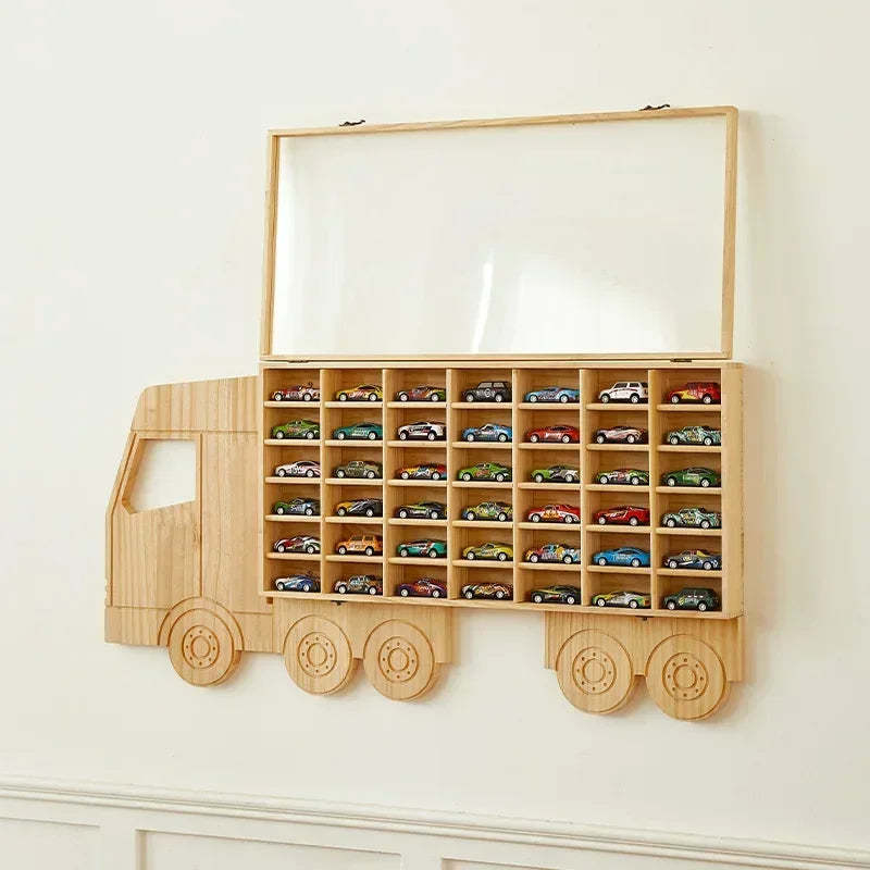 Car Shape Wall Display Stand Children's Room Animal Model Display Stand Popular Character Shelf KidsToys Wall Mount Bracket